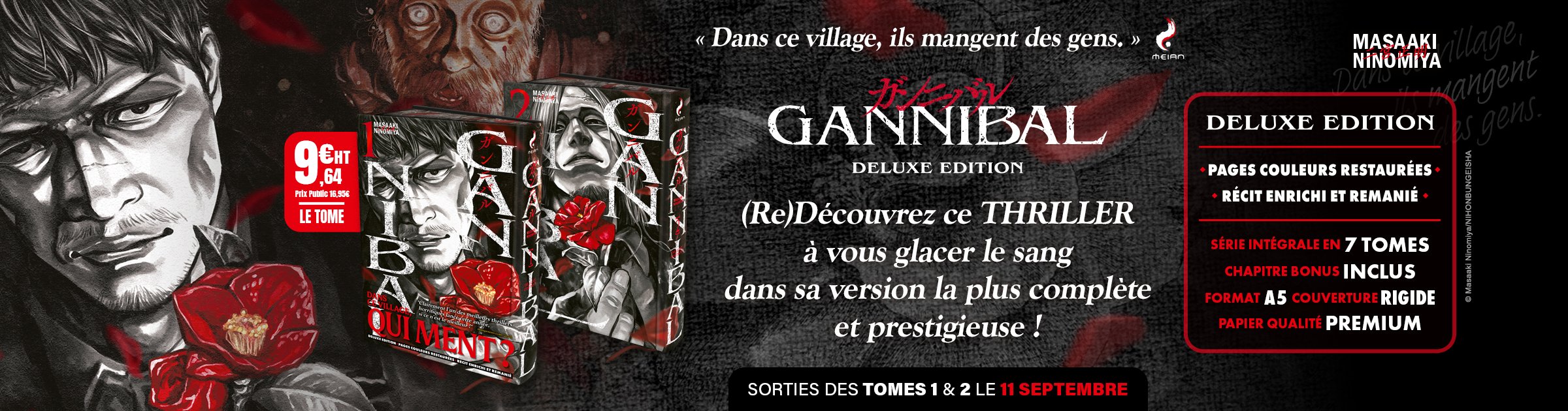 Nouveautés : Gannibal les tomes 1 et 2 en Deluxe Edition