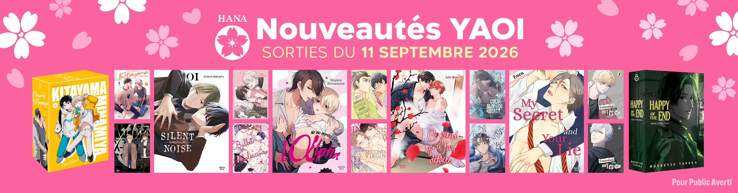 16 nouveaux yaoi disponibles