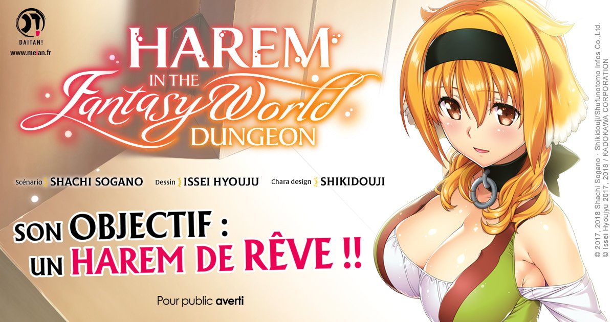 Les mangas de la licence Harem in the Fantasy World Dungeon